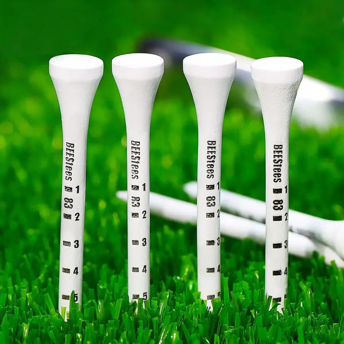50pcs Durable Wooden Golf Seats Stabilizes Ball On The Course to Maintain a Perfect Tee Level and Improve Accuracy TE012