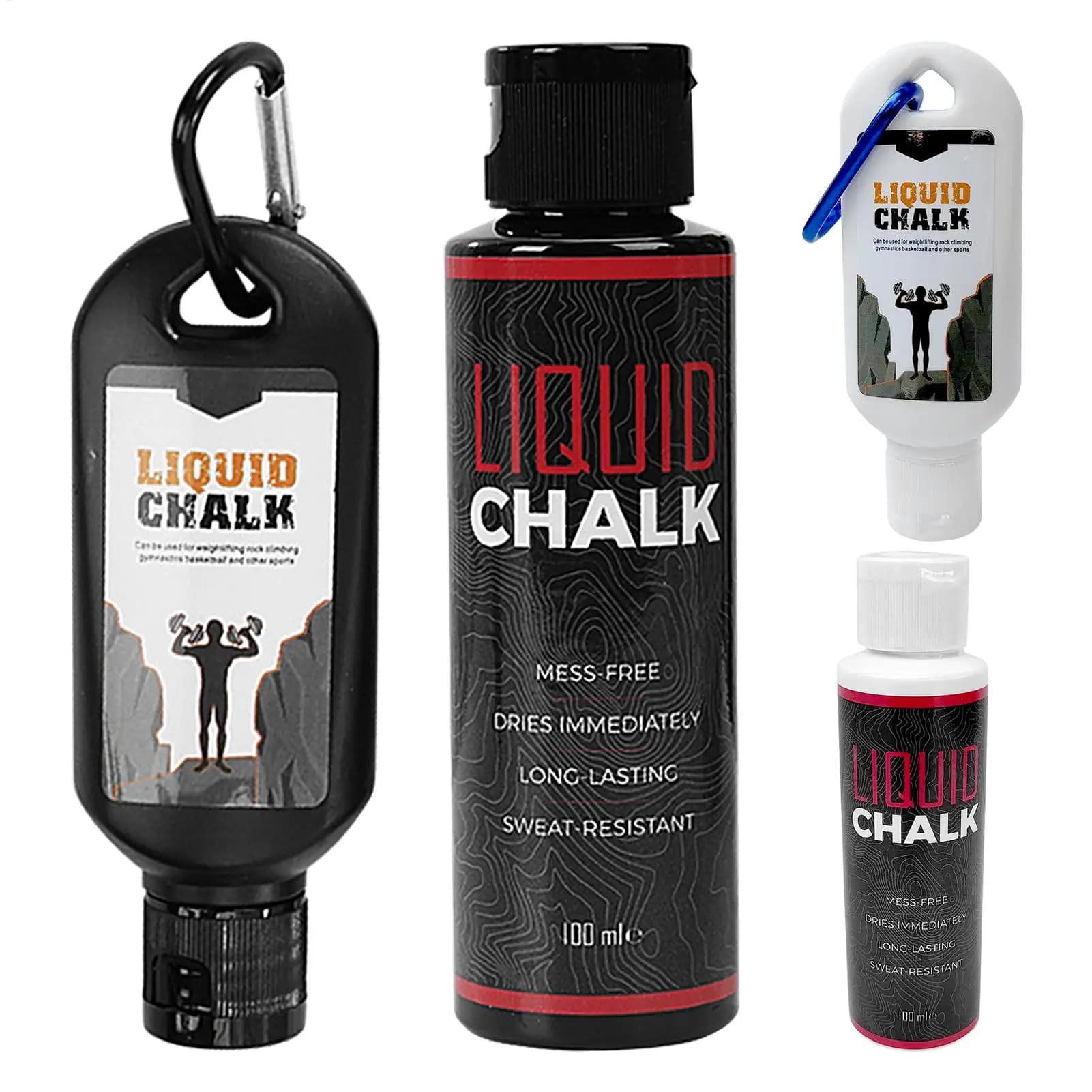 50ml/100ml Liquid Chalk Sweat-Resistant Workout Magnesium Powder Anti-slip Cream Grip Weight Lifting Climbing Hand Grip Chalk