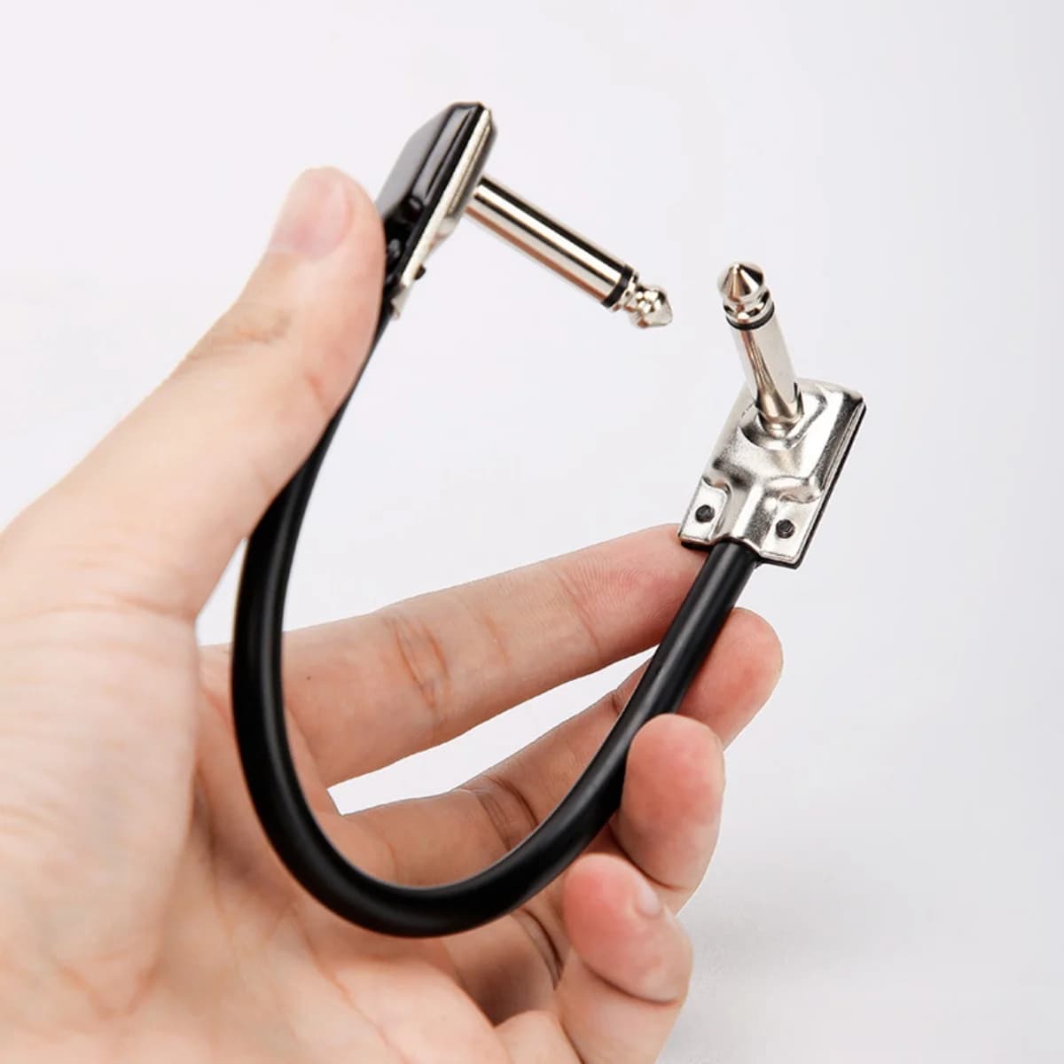 1/3/6PCS Electric Guitar Effect Pedal Patches Cable/6.35mm Flat Cord/Low Noise Shielded Cable/Pedal Board Cable(15/30/50CM)