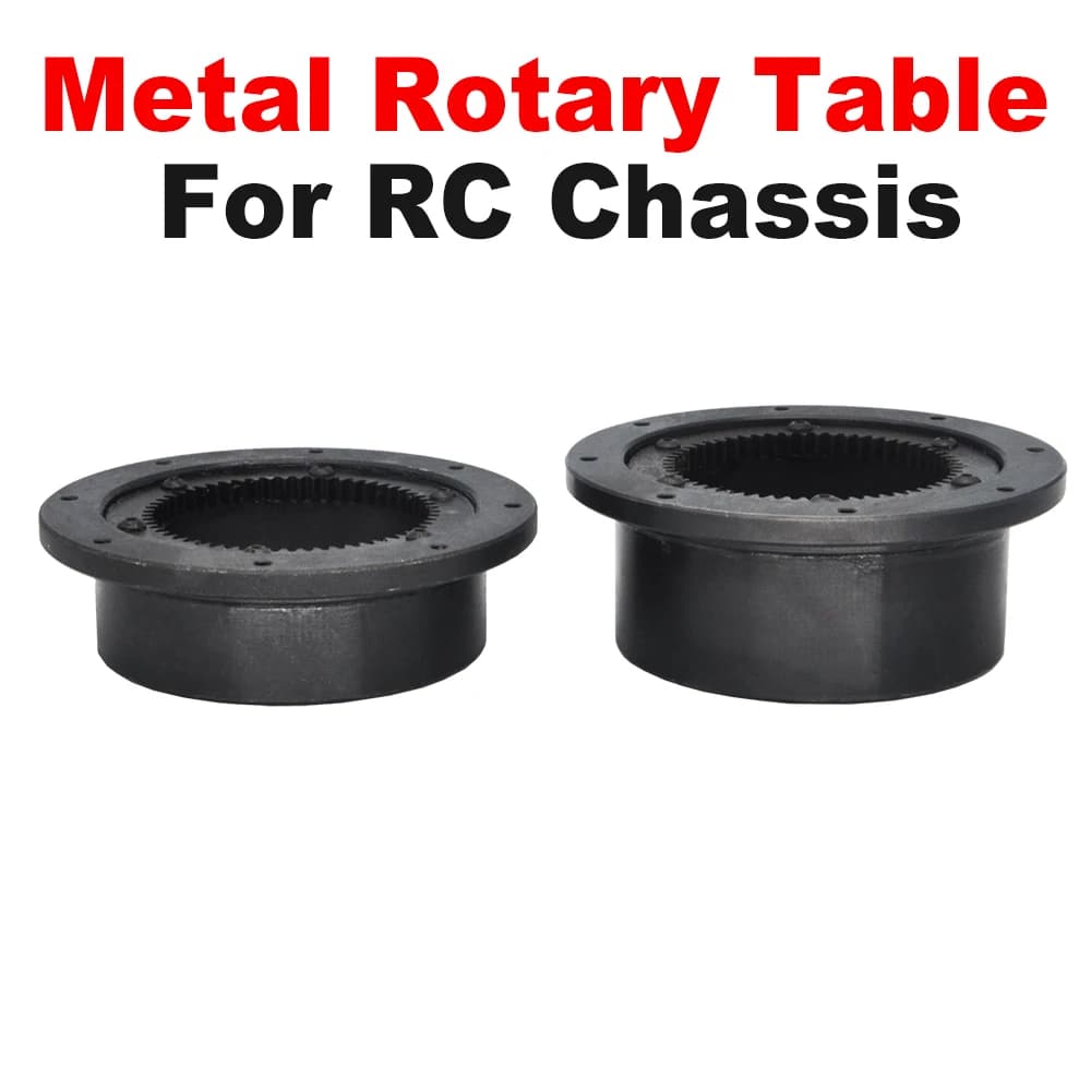 RC Steel Slewing Plate Rotary Supporting Spin For Hydraulic Excavator Engineering Car Model Upgrade Chassis Slewing Ring Parts