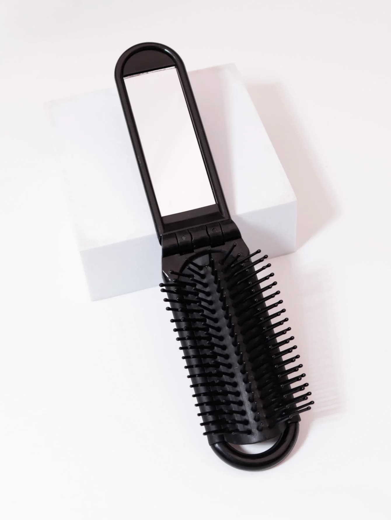 1pc foldable mirror comb, portable folding comb, anti-static and high-temperature travel comb For Hair Accessories