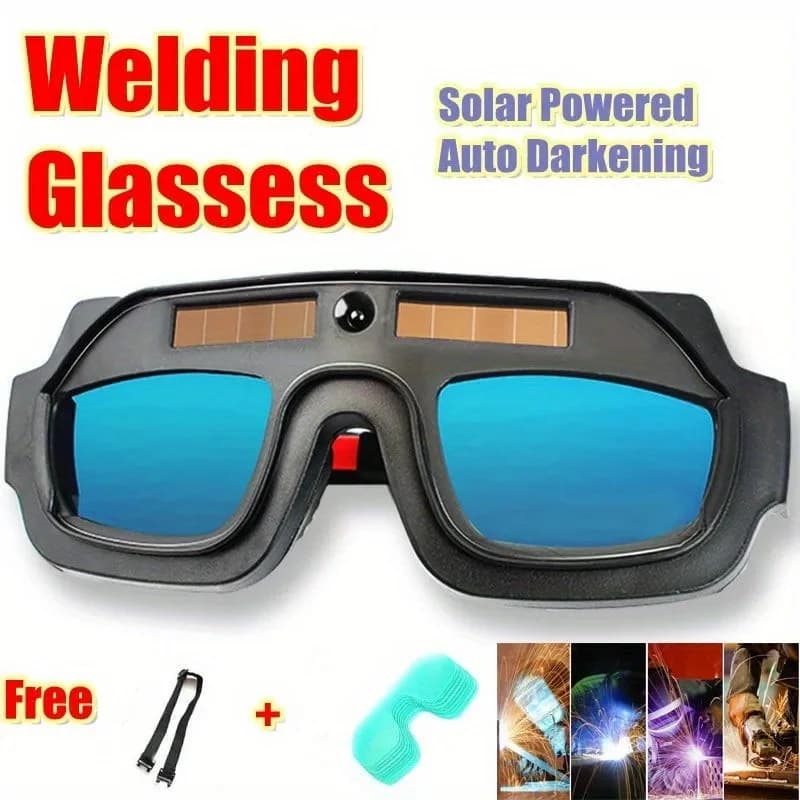 Anti-Glare Welding Glasses Automatic Darkening Welding Mask Eye Protection Welding Goggles Welder Eye Protection Goggles Tools
