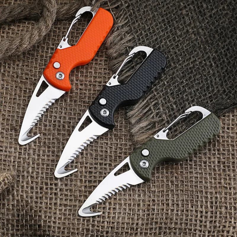 1-4PCS Portable Mini Unboxing Tool Letter Opener Serrated Hook Package Opener Express Box Cutter Safe Compact Tool