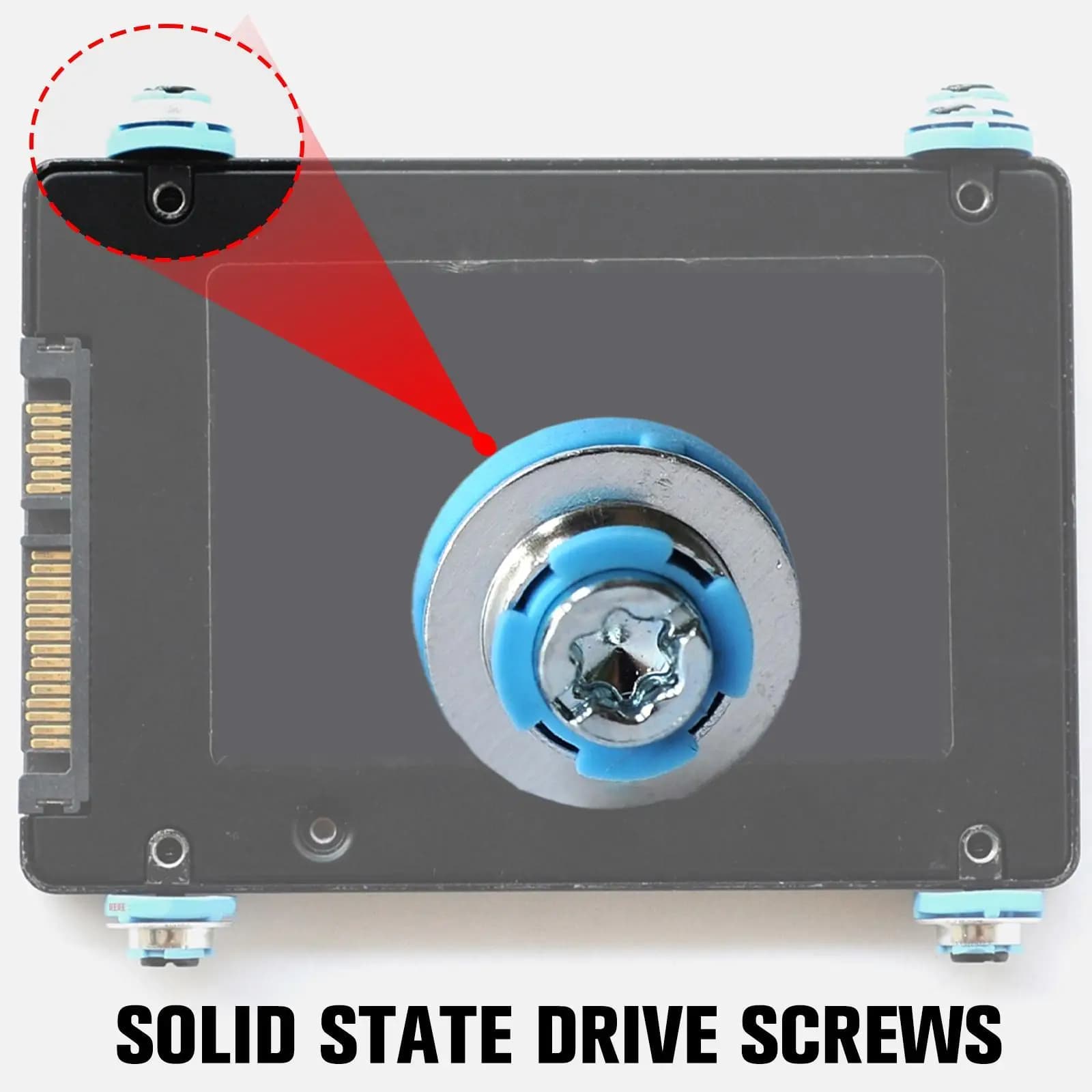 1pc For HP Hard Disk Screws For HP EliteDesk 2.5" State Or 3.5" Mechanical Hard DriveHard Drive HDD SSD Mute Mounting Screws