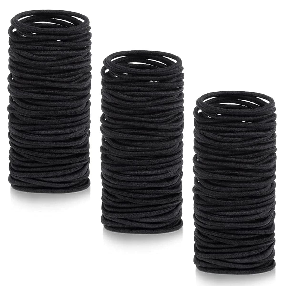 98/200 Pcs Black Elastics Small Hair Ties Elastics Small Hair Rubber Bands Accessories Ponytail Holders for Women Girls Baby