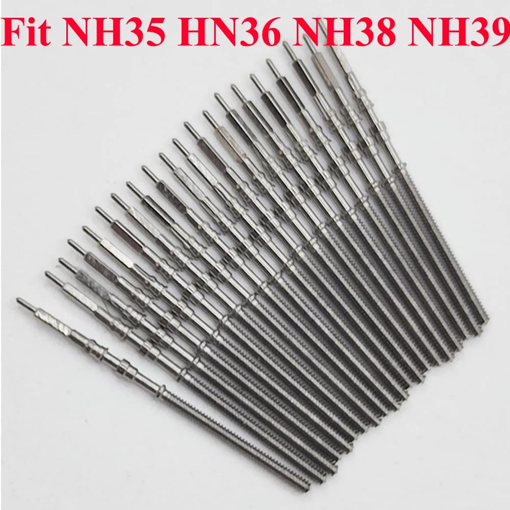 Watch Stem Stainless Steel Spare Parts fit NH35 NH36 NH34 NH38 NH39 Crown Automatic Mechanical Movement Watch Parts Crown Stem