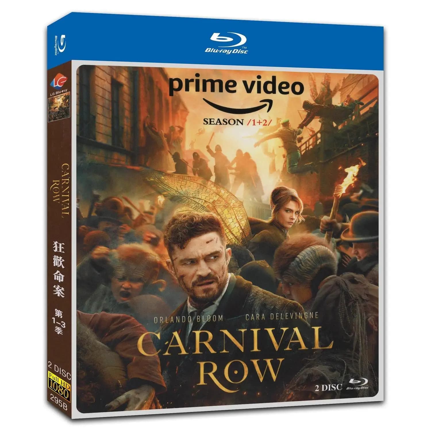 Carnival Row Murder 1-2 English/Chinese and English subtitles 2 Blu-ray discs