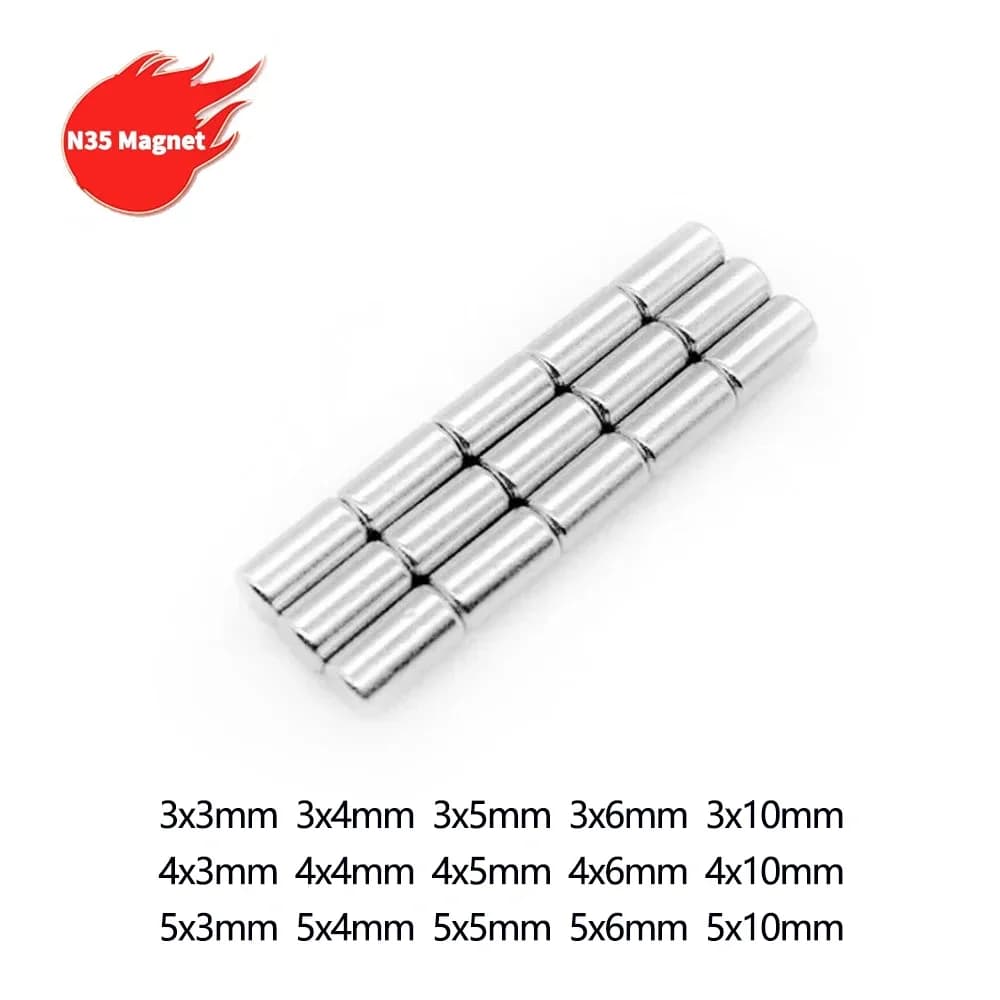 3x6 MM Minor Search Magnet 3x5 Round Powerful Magnetic Magnets 3*3 Strong Permanent Neodymium Magnets 4x3 4x6 5x3  5x5 5*10 4x4