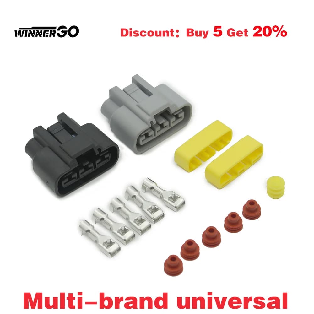WINNERGO Regulator Rectifier Female Connector Plug Kits Set for Polaris Kawasaki Yamaha Sea-doo Can-am Honda  BMW Triumph