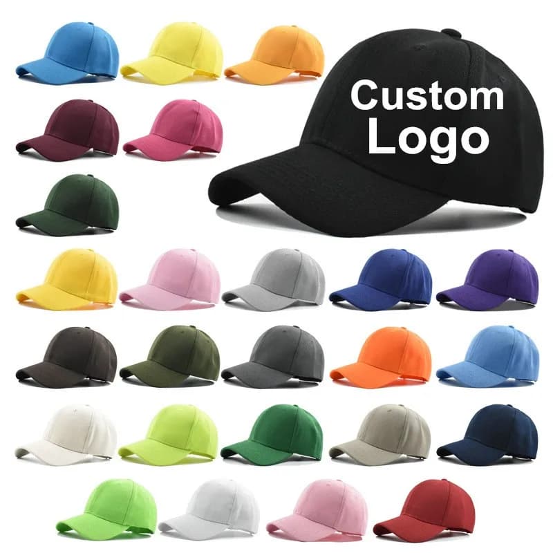 Custom Embroidered Baseball Caps For Men Woman Hat Custom Logo Men's Cap Snapback Embroidery Print Text Design Trucker Mesh Hats