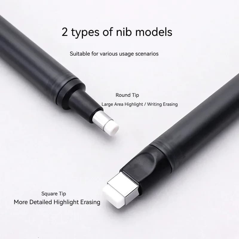 Push-Type Pencil Eraser For Manga Design Drawing Highlight Modeling Writing Painting Press Erasers School Stationery Gifts