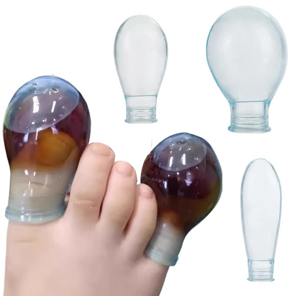 Soft Silicone Toe Sleeves Toes Protectors Soak Potion Waterproof Finger Cots Protective Cover Toe Finger Injuries Foot Care Tool