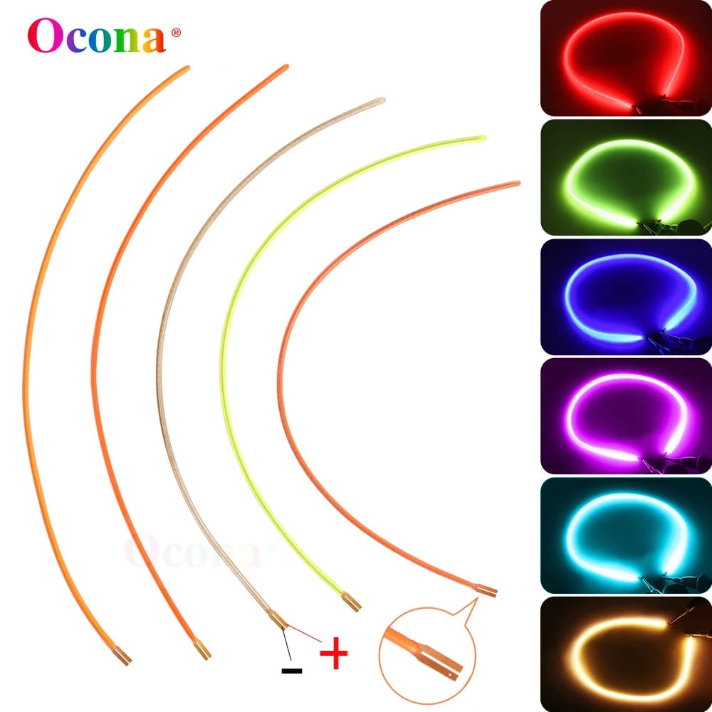 Free Cut Flexible LED Filament for LED Bulb DIY 110mm 300mm DC 3V Lamp Accessories Diode DIY Parts Pink White Red Ice-Blue 2700K