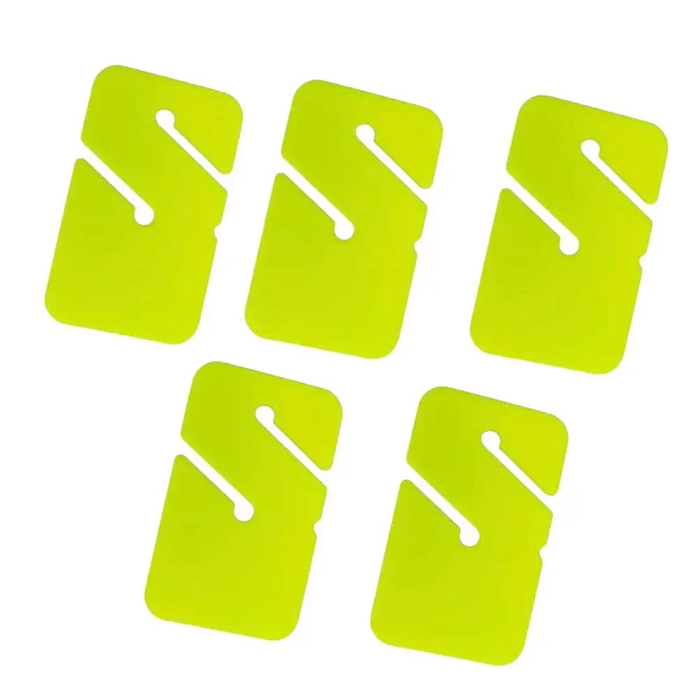 5pcs Cave Dive Arrows Square Wreck  Line Marker for Technical Diving Safety Reel Spool Attachment Dive Directional Signal Cookie