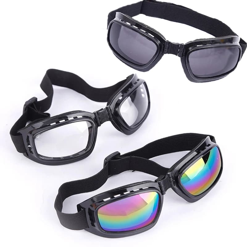 Riding Goggles Skiing Motorcycle Glasses Anti Glare Anti-UV Sunglasses Windproof Protection Sports Goggles Moto Accessories