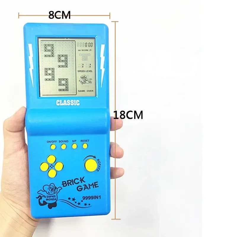 Big Screen Tetris Game Console Retro Nostalgic Classic 8090 Handheld Game Console Electronic Toys