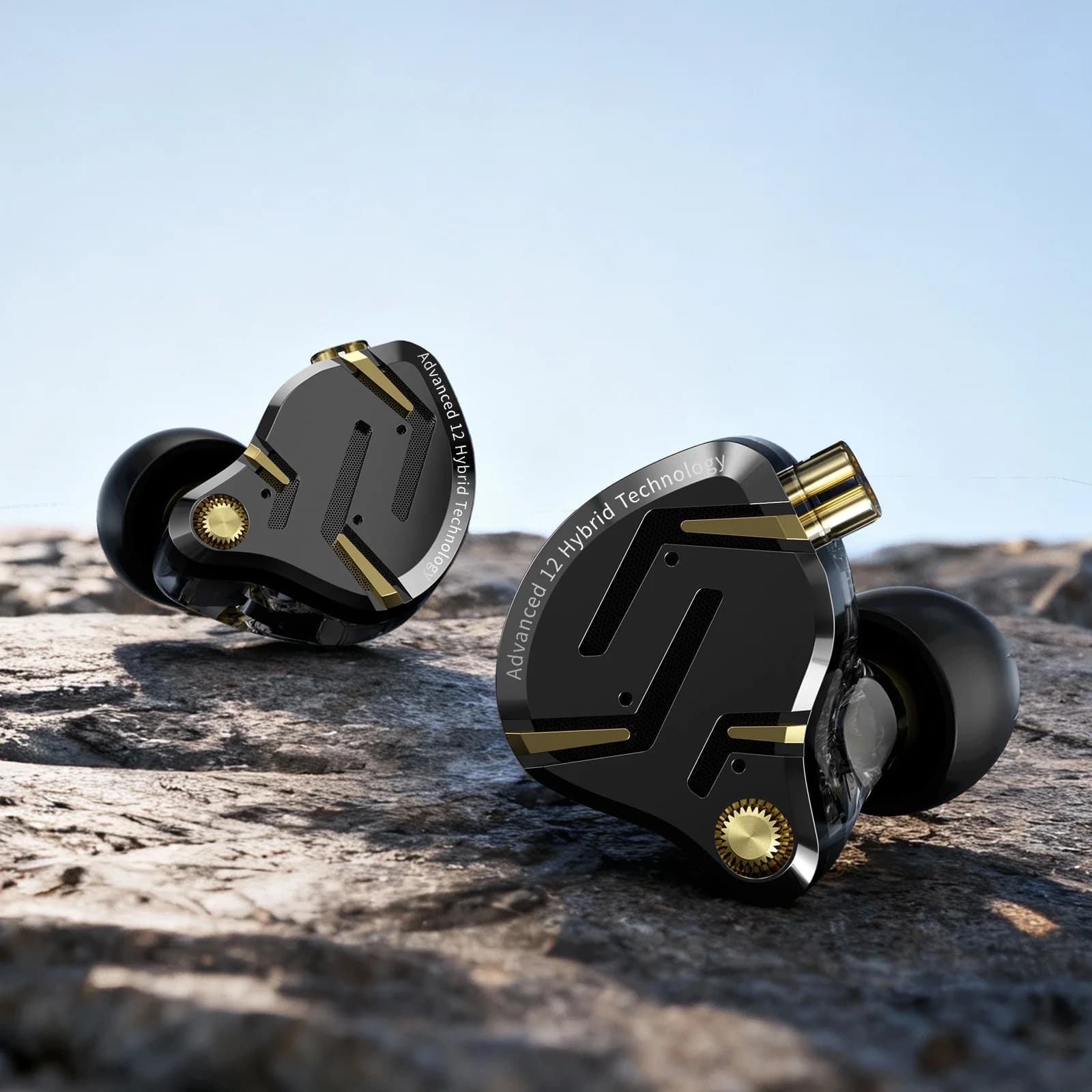 KZ ZS12 PRO 2 1DD+5BA  Flagship-Grade Super Linear Hybrid Wired Headphones 3.5mm/typec Detachable Cable HIFI Gaming Headest