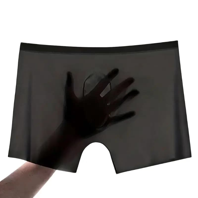 1pc Mens Boxers Shorts Ice Silk Men Panties Seamless Sexy Underwear Man Underpants Panties Male Antibacterial Breathable Briefs