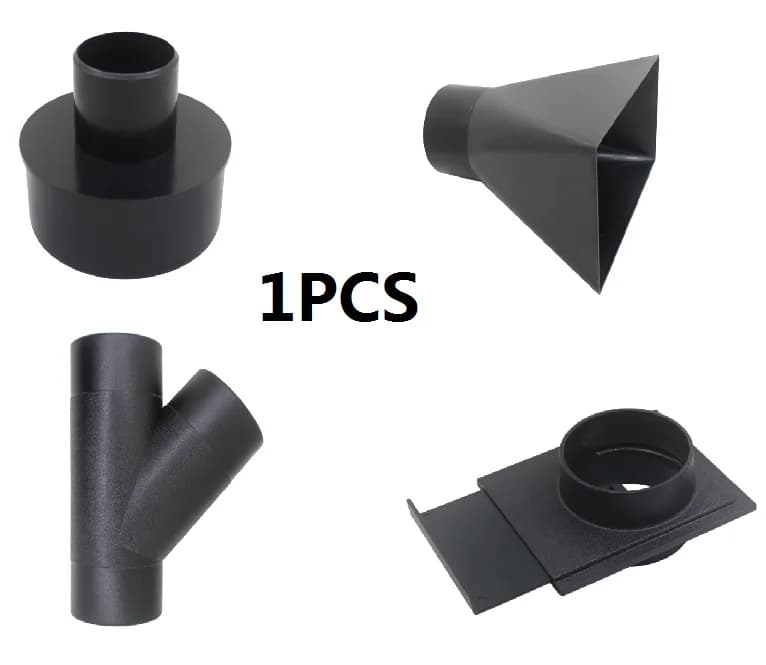 Dust Collector Fittings Woodworking blast gate dust collector hood Air pipe reducer joint valve vacuum cleaner suction port
