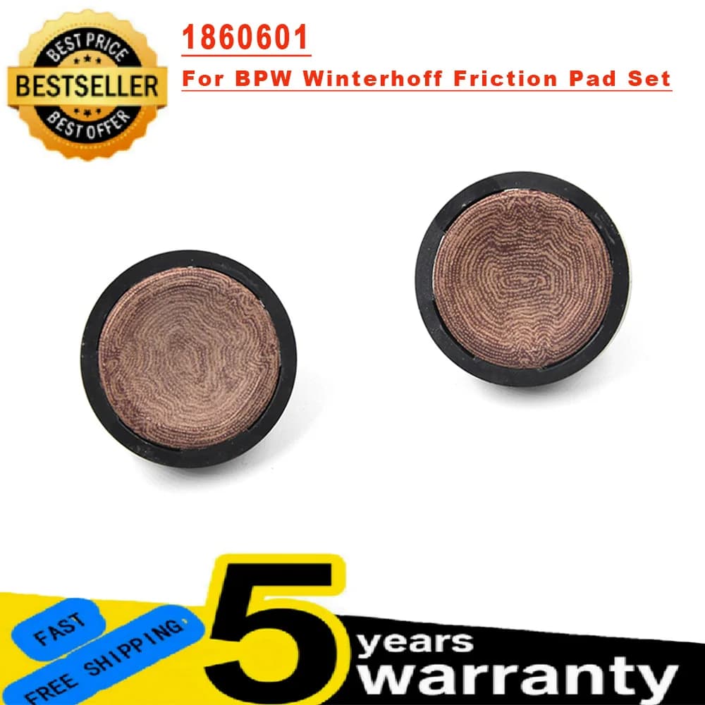 2 Pieces For BPW Winterhoff Friction Pad Set 1860601 For WS3000 & WS3500 MK2 MK3 STABILISER Couplings