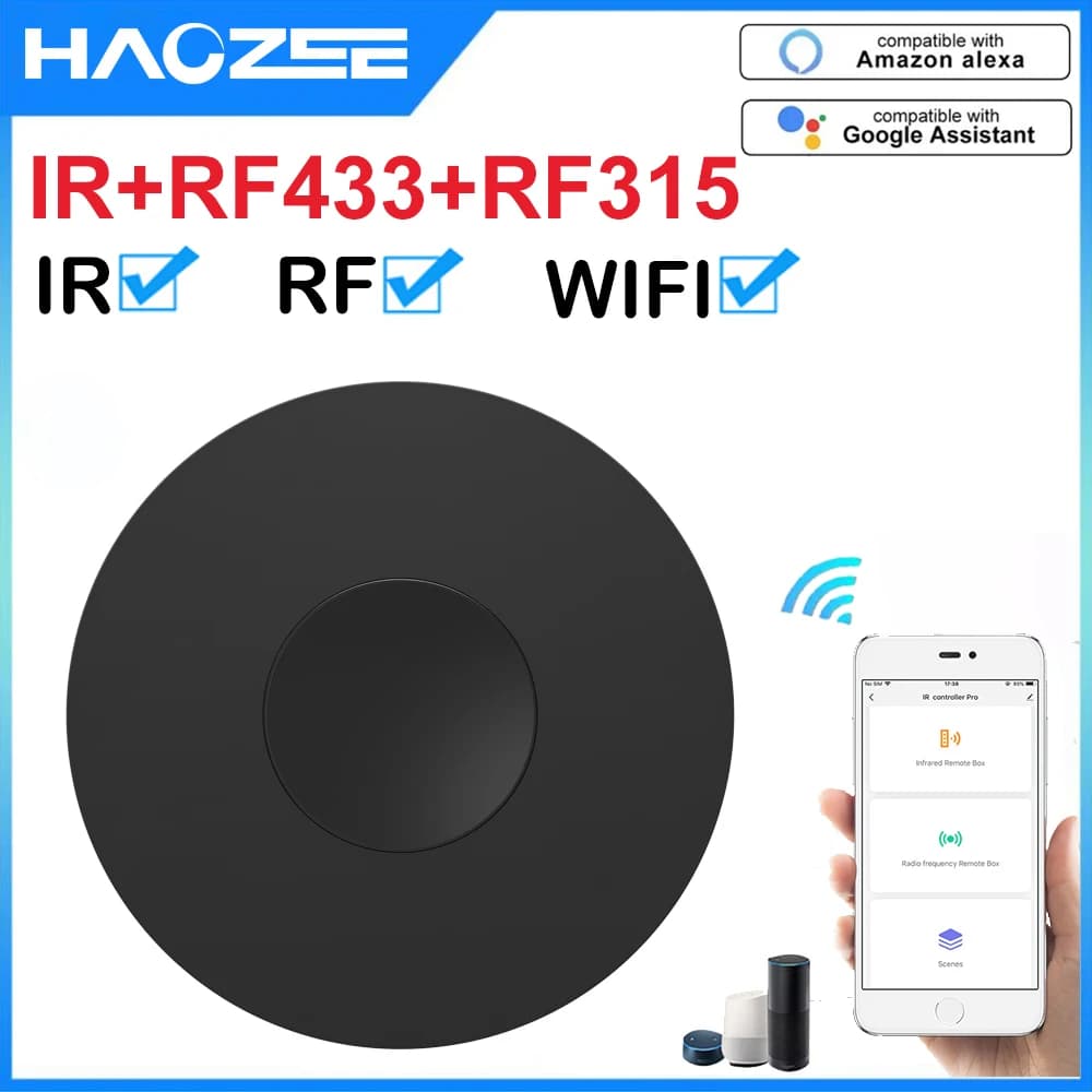 Tuya Smart Wifi RF IR Remote Control Smart Home for Air Conditioner ALL TV LG TV Support Alexa Google Home