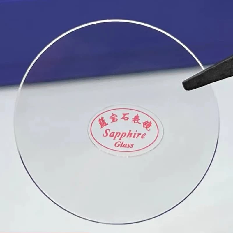 Watch Glass Sapphire Replacement Flat 1.0mm-1.2mm Thick in Diameters 16-40mm Transparent Crystal 1Piece
