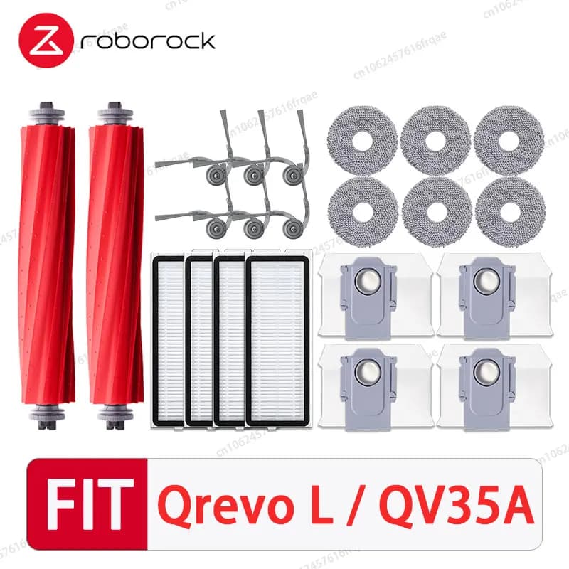 Roborock Qrevo L / QR 798 / QV 35A / QR 598 Robot Vacuum Cleaner Accessories Main Side Brush Hepa Filter Mop Cloth Dust Bag