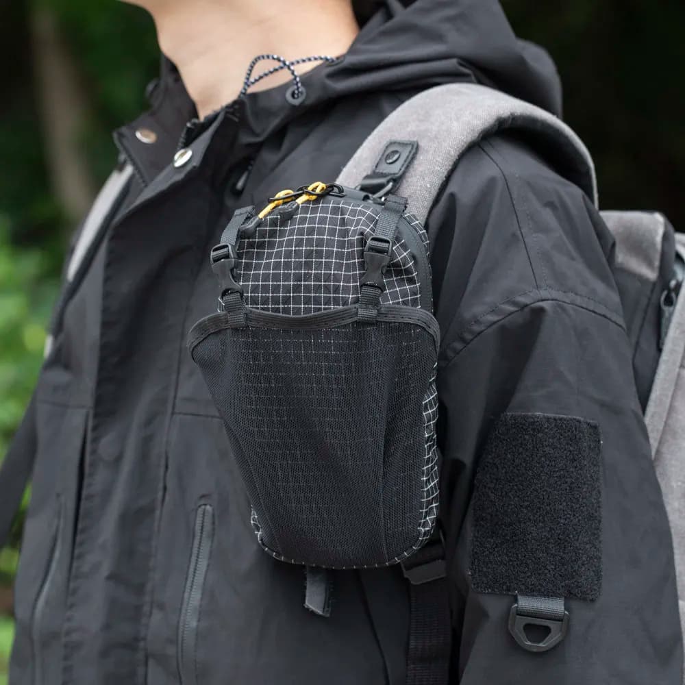 Outdoor Hiking Storage Bag Water Bottle Bag Phone Pocket Ultra-light Waterproof Mountaineering Adjustable Expand Backpack