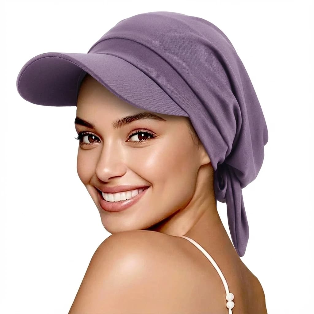 Women Fashion Baseball Hijab Cap Bonnet Soft Breathable Headscarf  Scarf Wrap Trendy Bandana Hijab Bonnet Turban