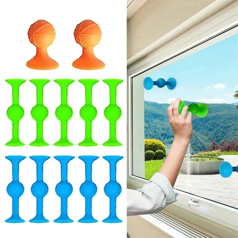7/12pcs Soft Sticky Suction Dart Fidget Toy Family Interactive Game Pop Silicone Dart Decompression Toy Party Favors For Guests