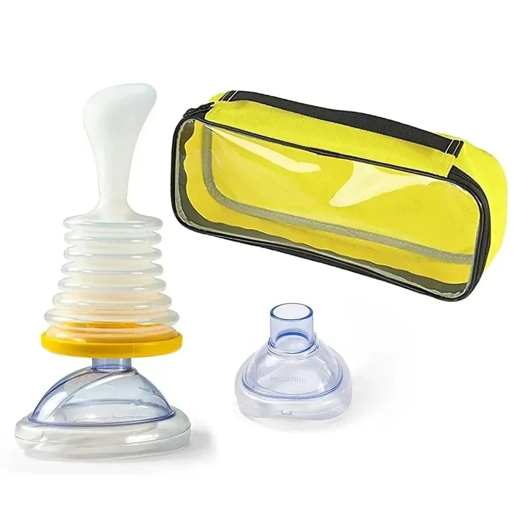 First Aid Kit Choking Device Adults & Children 2 Size Choking Rescue Kits Home Asphyxia Rescue Device Anti Suffocation