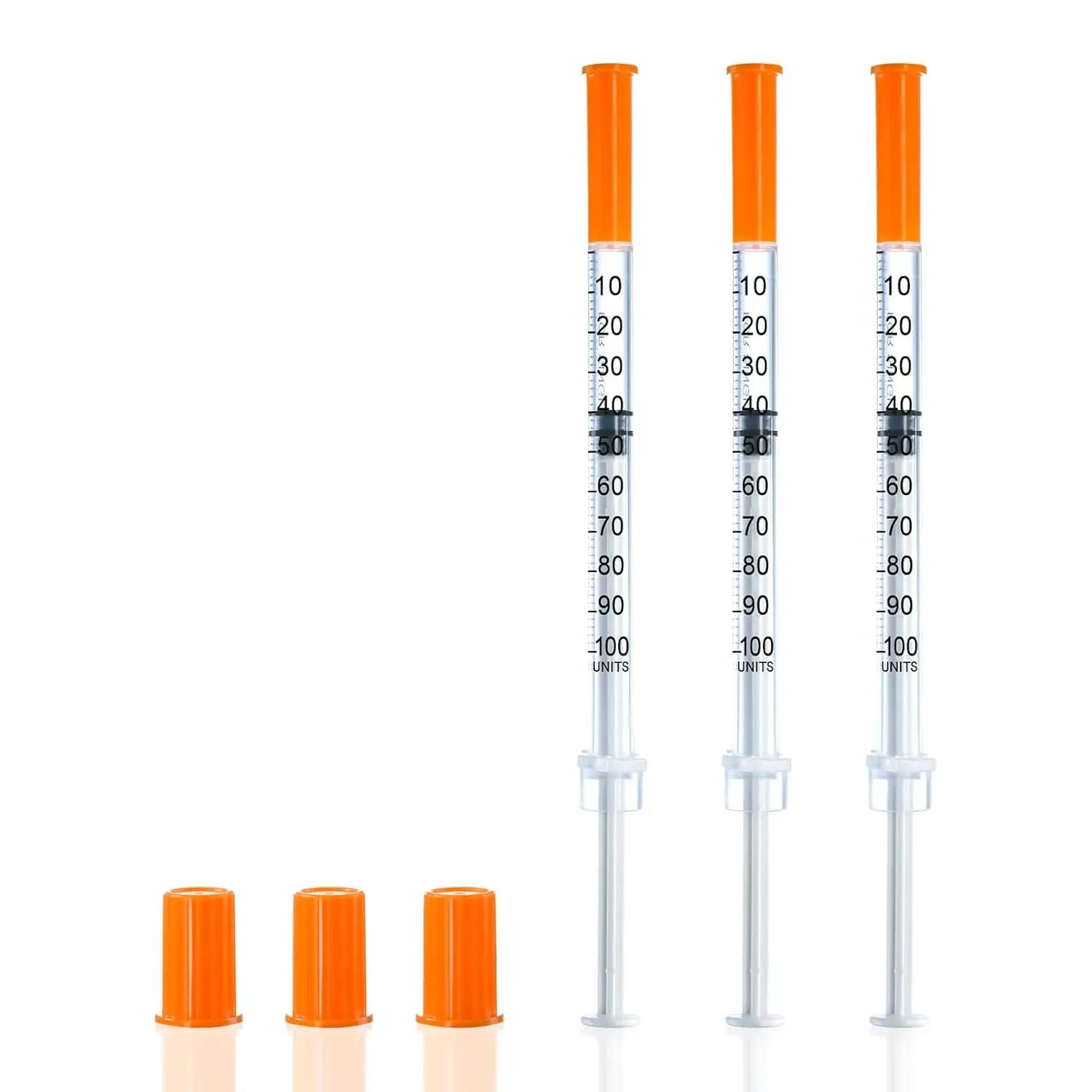 100PCS 1ml U-100 Insulin Syringe - 30G 13mm Needle for Pets, Birds, DIY - ✓Sterile ✓Disposable ✓Individually Sealed