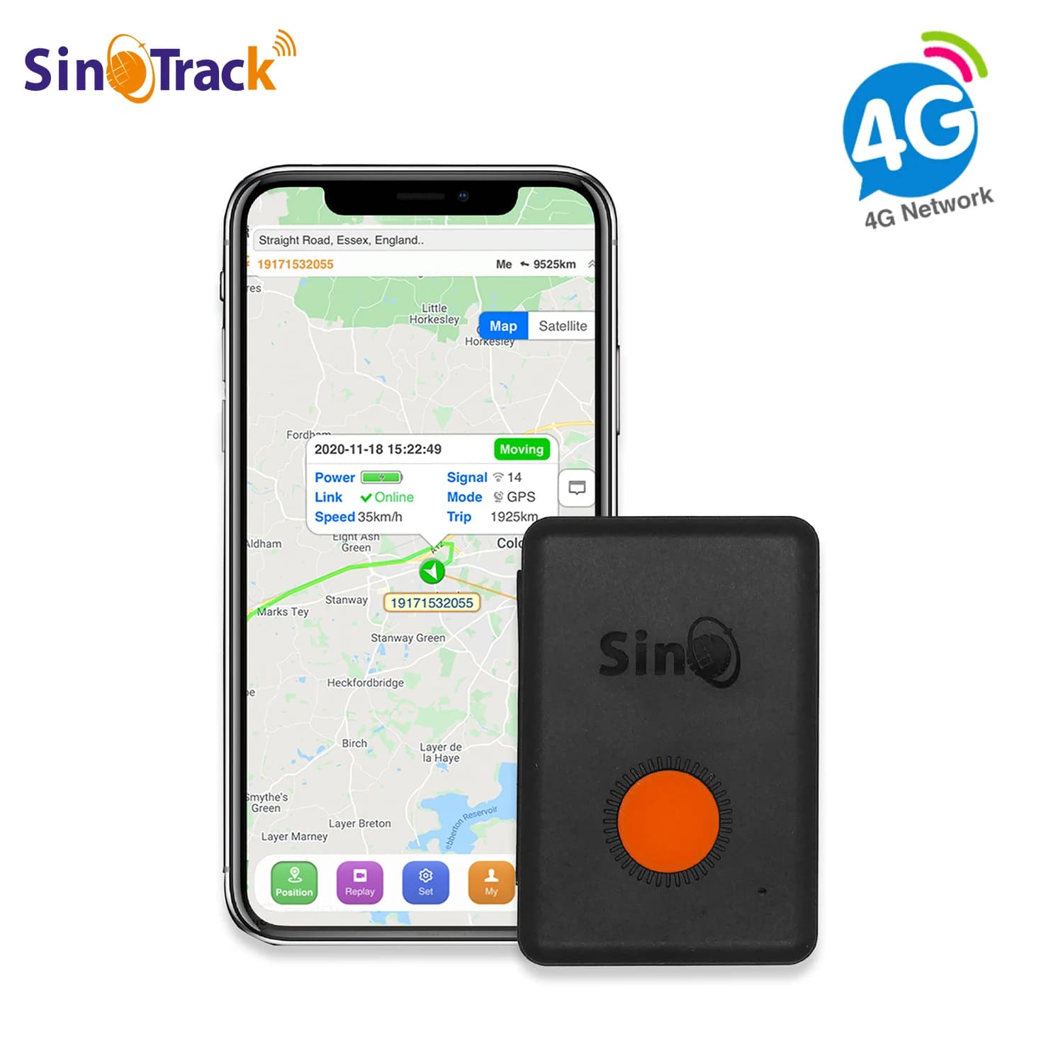 4G SinoTrack ST-904L Mini Builtin Battery Waterproof GPS Tracker for Kid Personal Car Pet Device with Free Tracking APP