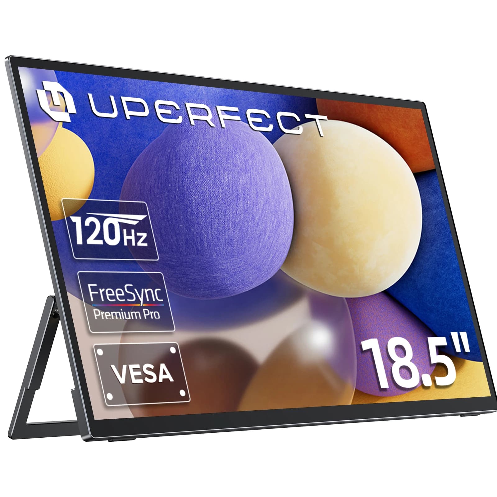 UPERFECT 18.5" Portable Monitor IPS PS5 XBOX 1080P 120Hz Gaming IPS Display For Laptop Dual USB C HDMI Computer Extend Screen