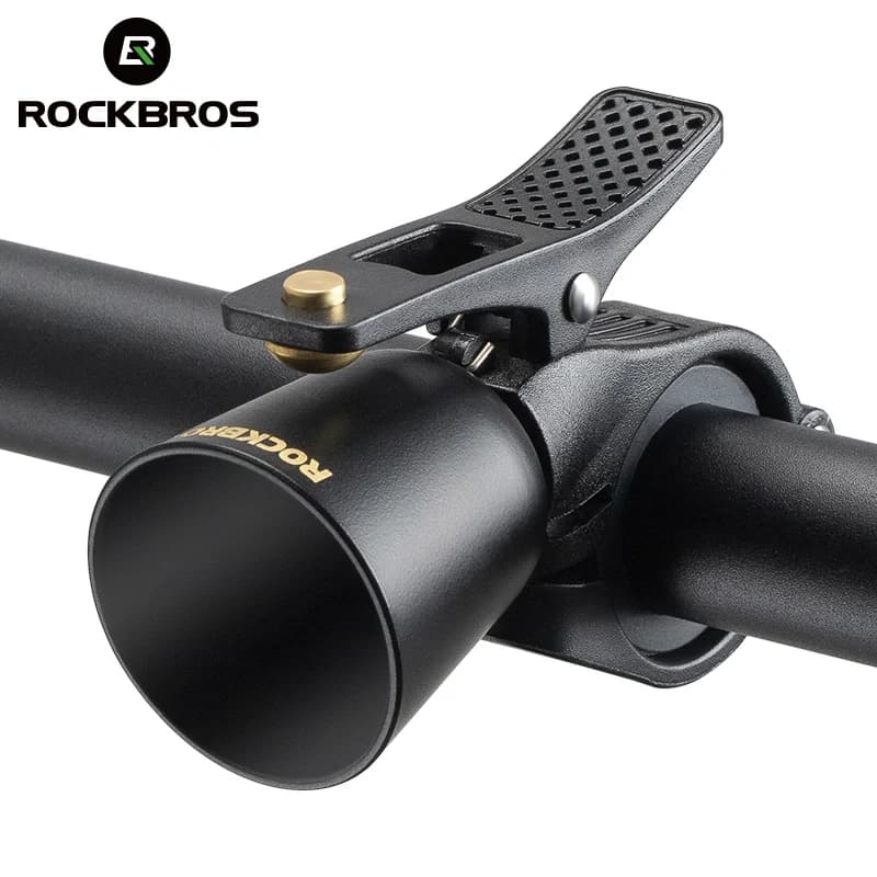 ROCKBROS Bicycle Bell MTB Mountain Road Bike Horn Bell Copper Warning High Decibel Clear Ring Bell Cycling Retro Crisp Bell
