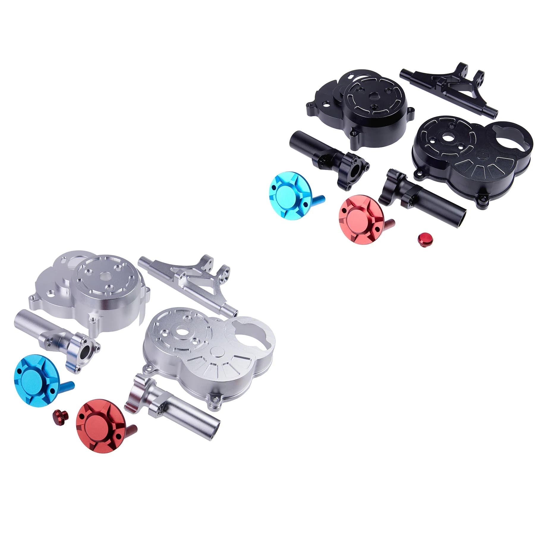 Aluminum Gearbox Gear Case Rear Axle Kit for RC Tamiya CW-01 Lunch Box/Pumpkin/Hornet/Montero/Grasshopper