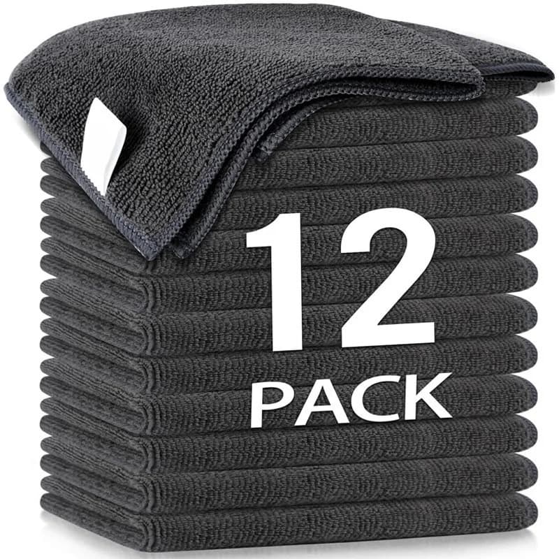 Thicken Microfiber Cleaning Cloths Lint Free Microfiber Cleaning Towel Cloths Reusable Cleaning Towels Absorbent for Car Window