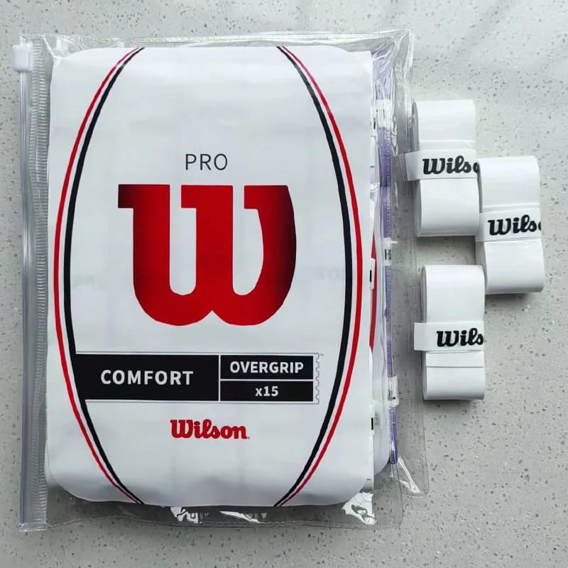 Wilso Tennis Overgrip Padel Racket Single Grip Tape Anti Slip Outdoor Training Replacement Sweatband Badminton Accessories