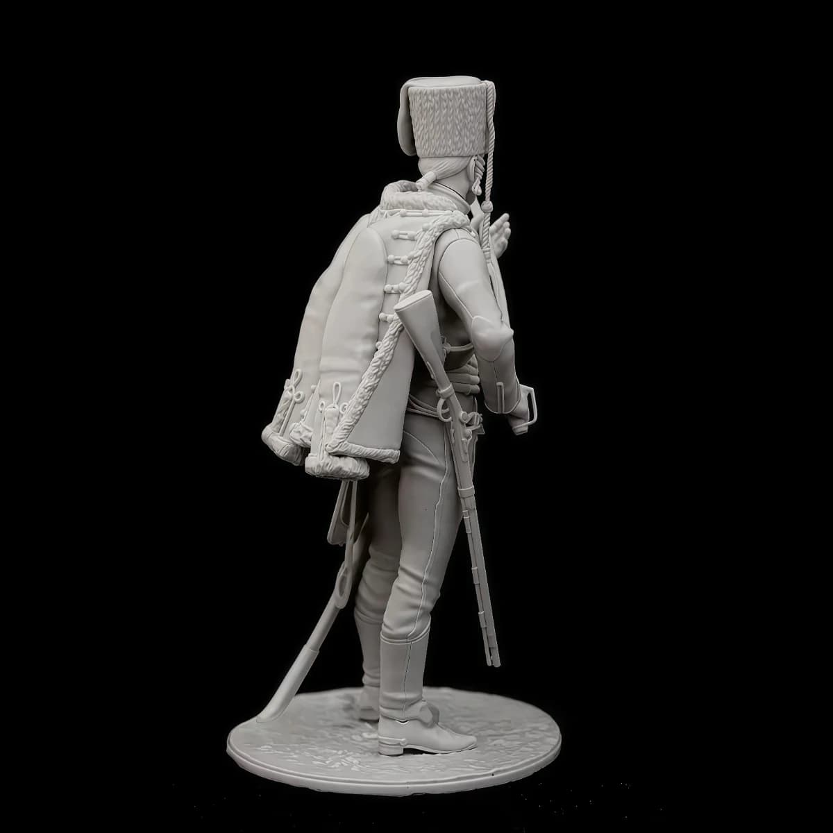 75mm resin unpainted model kit, military theme, Russian cavalry squadron soldier unassembled and unpainted GK