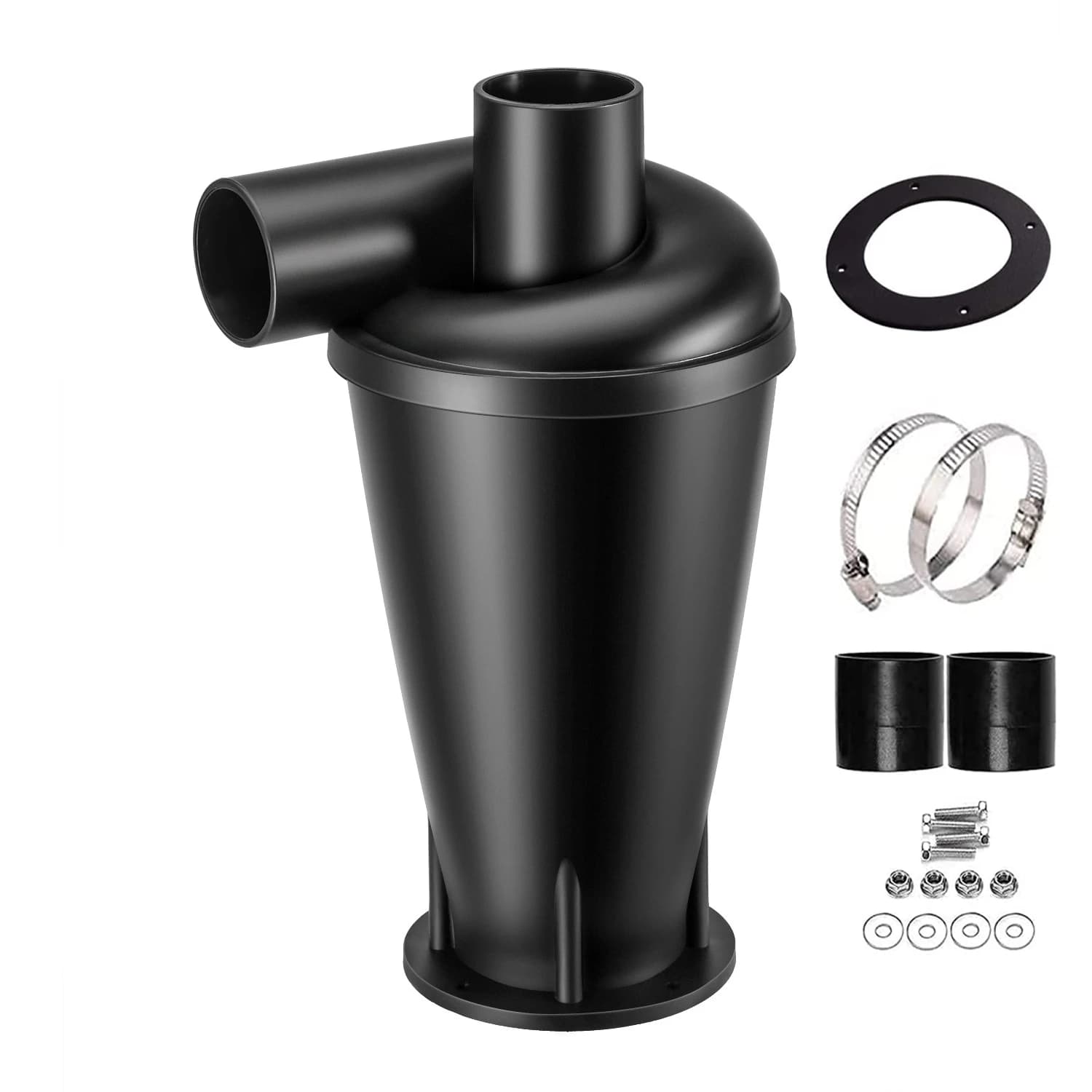 Cyclone Dust Collector Separator for Shop Vac, Separator Dust Powder Filter for Vacuums Dust Extractor Accessories Woodworking