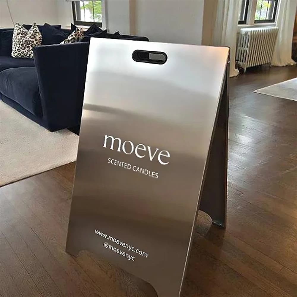 A Frame Sign, Double Sided, A Board Pavement Sign, Sign For Cafes, Exchange Offices, Barbershop, Sidewalk, Custom Store