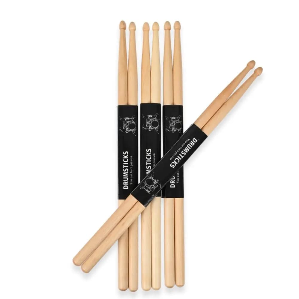 High Quality Classic 5A/7A Drum Sticks Wood Oak Drumsticks 1 Pair Maple Instrument Accessories Professional Drum Set