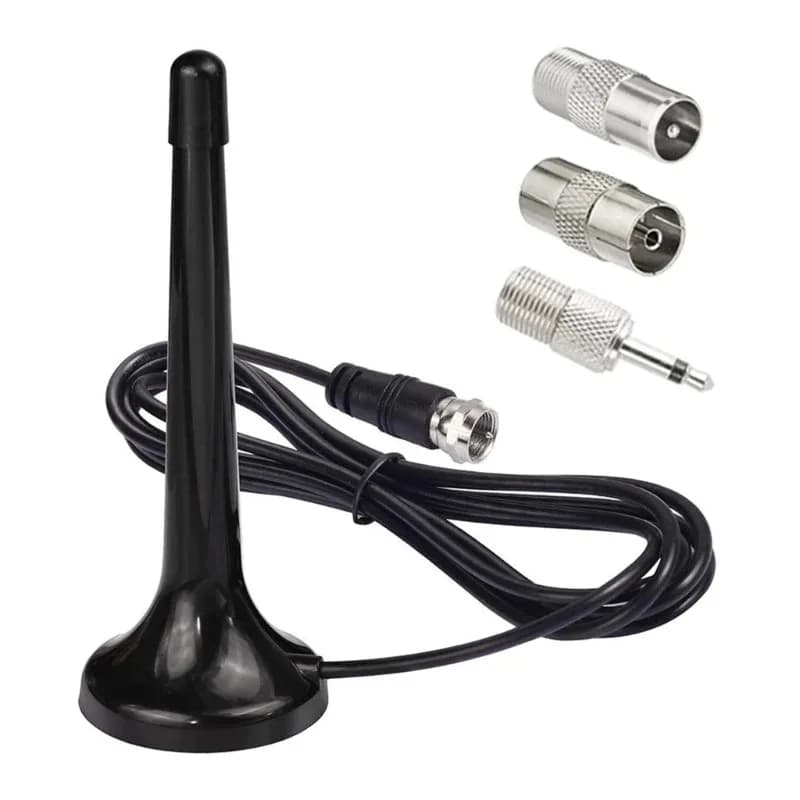 Household Dab Fm Radio Antenna Stereo Receiver High Gain 75 Ohm Indoor Radio Antenna