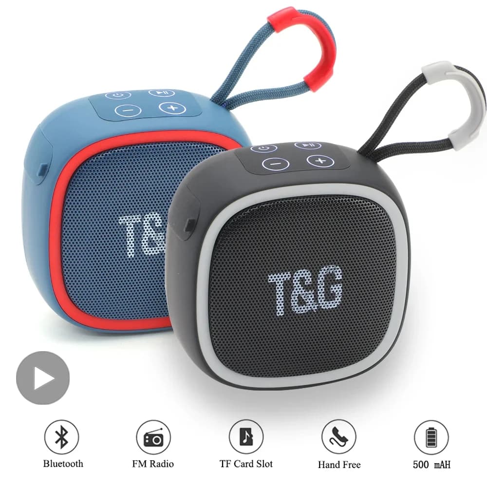 Portable Bluetooth Speaker Radio FM Mini Wireless Waterproof Subwoofer Sound Box Music Caixa De Som Small Woofer Column Bass Mp3