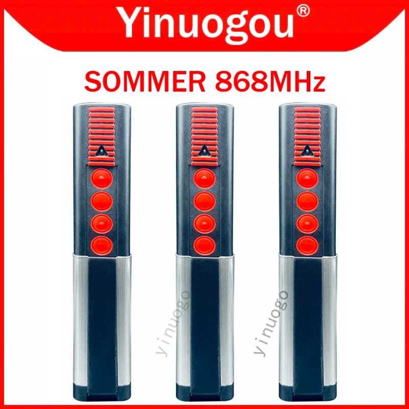 SOMMER 4020 TX03-868-4 4026 4031 Garage Door Remote Control 868MHz Handheld Transmitter For SOMMER APERTO 4025 4021 Gate Opener