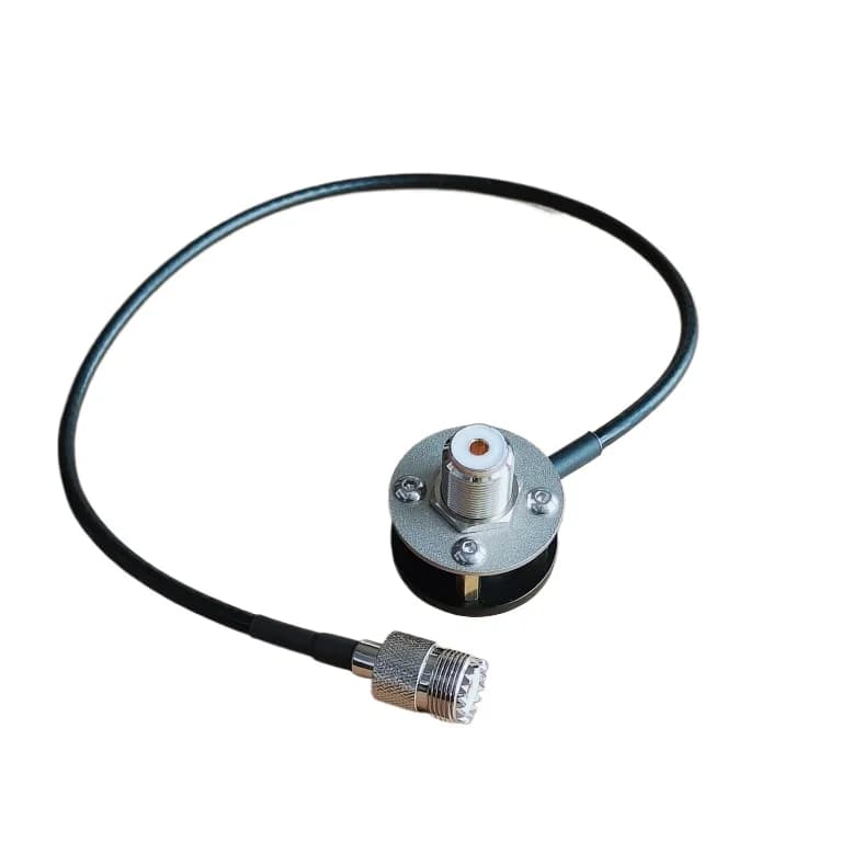 Tripod Antenna Installation Bracket Outdoor Portable M Pipe Head Base 1/4 Inch Threaded UV+Shortwave