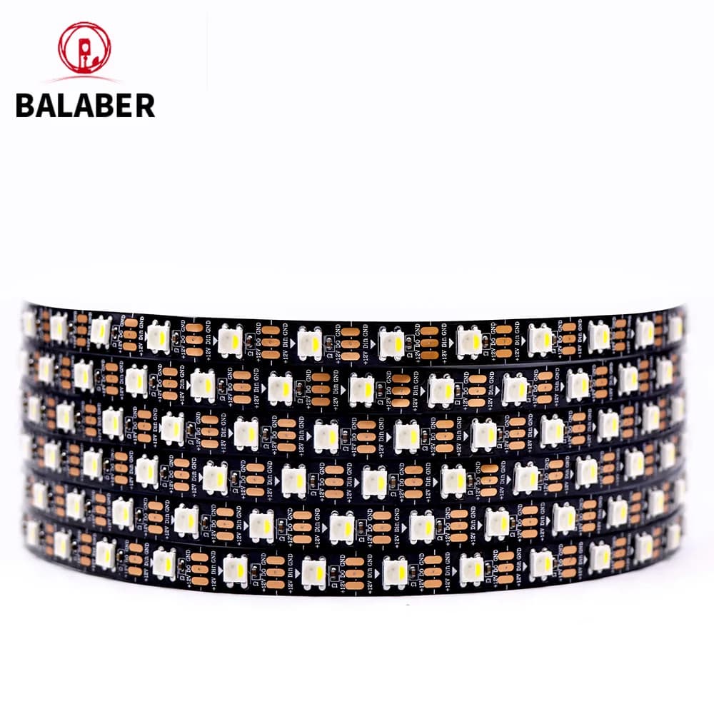 5V SK6812 RGBW Led Strip Light 4 in 1 Similar WS2812B 1m 4m 5m 30 60 144 LEDs Black/White PCB Wire 1-5 Meters Led Lights IP30 65