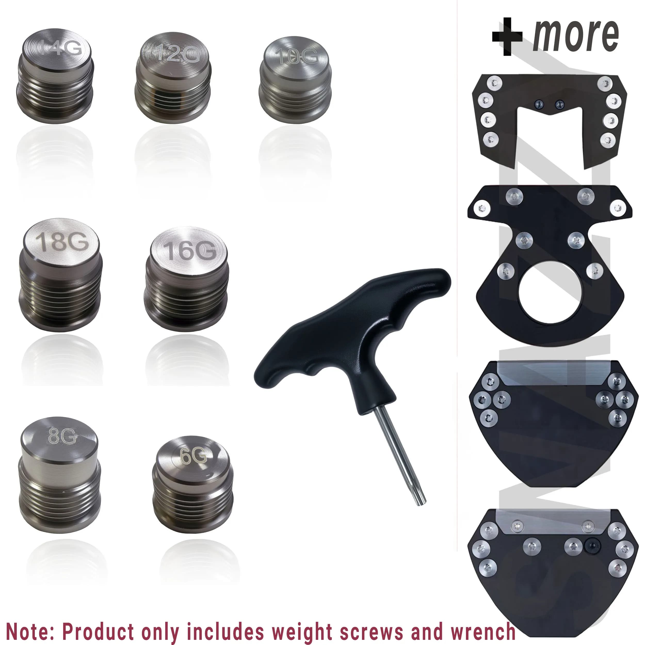 Golf Putter Weights Fit ,Golf Culb Aftermarket For MEZZ.1/OZ1/DF3/LINK.1 6g-18g Golf Screwdriver GolfAccessories