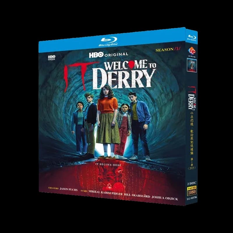 IT: Welcome To Derry Season 1 (2025)2BD All Region New Box Set English Pronunciation