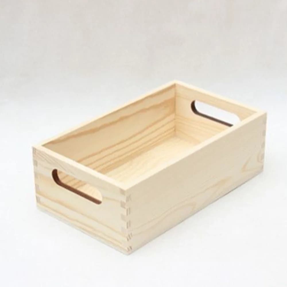 Solid wood Storage Boxe ，for Tabletop Dresser Kitchen，Pine wood storage box，Creative Multi-Purpose Desktop Storage Box Wooden